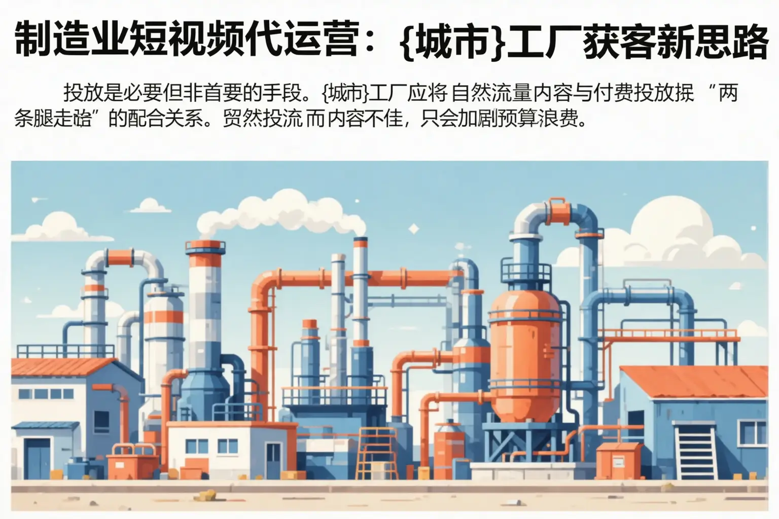 制造业短视频代运营：辽宁工厂获客新思路