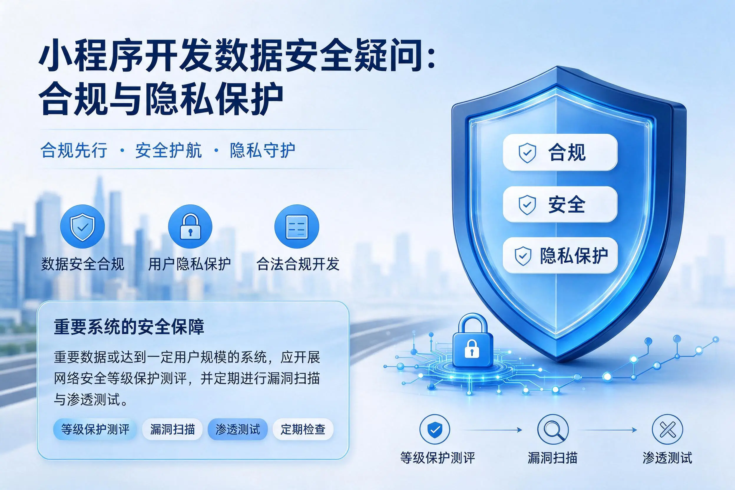 辽宁小程序开发数据安全疑问：合规与隐私保护