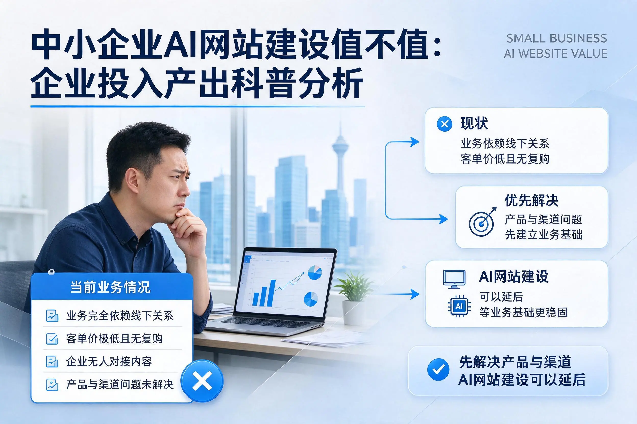 中小企业AI网站建设值不值：辽宁企业投入产出科普分析