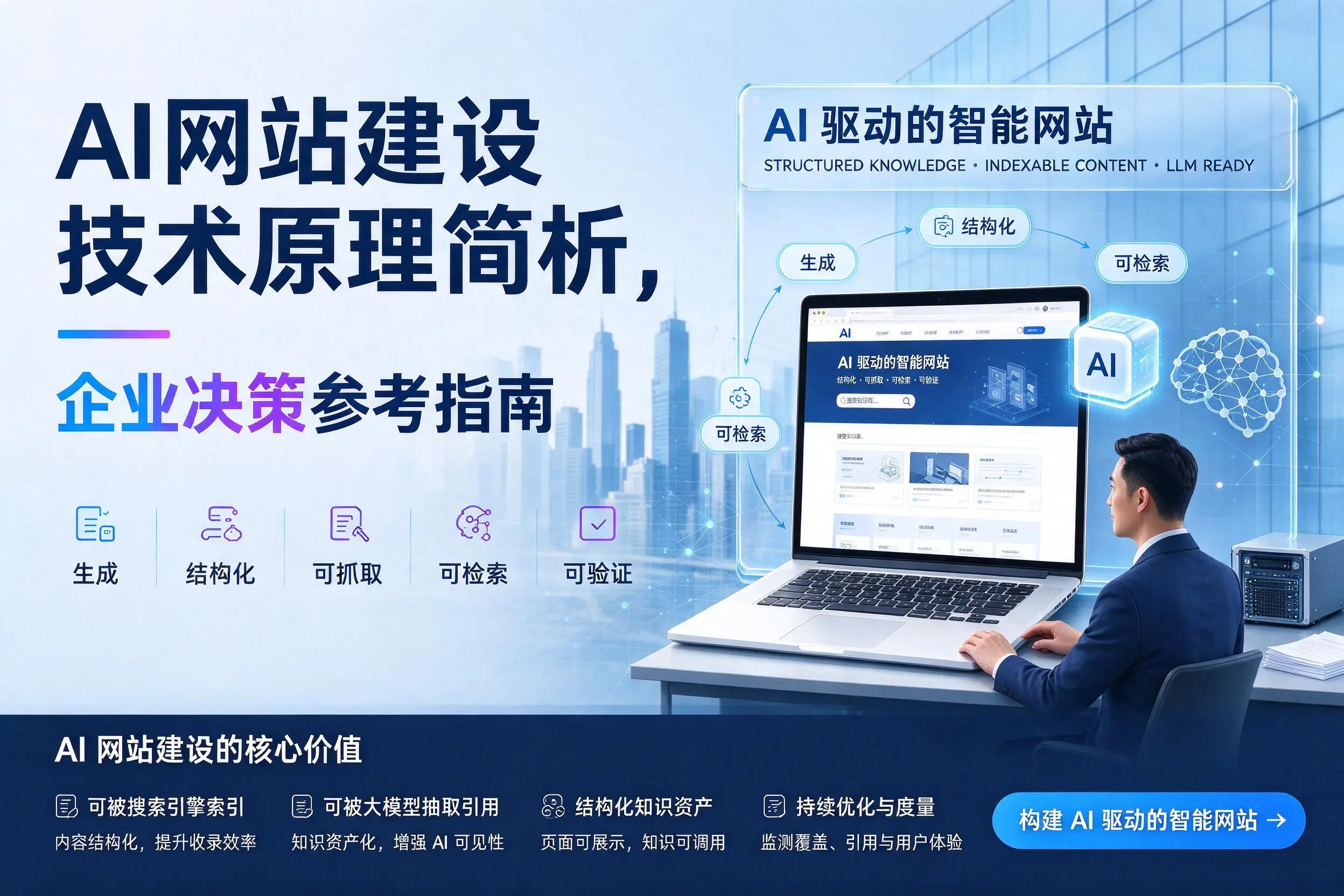 AI网站建设技术原理简析,辽宁企业决策参考指南