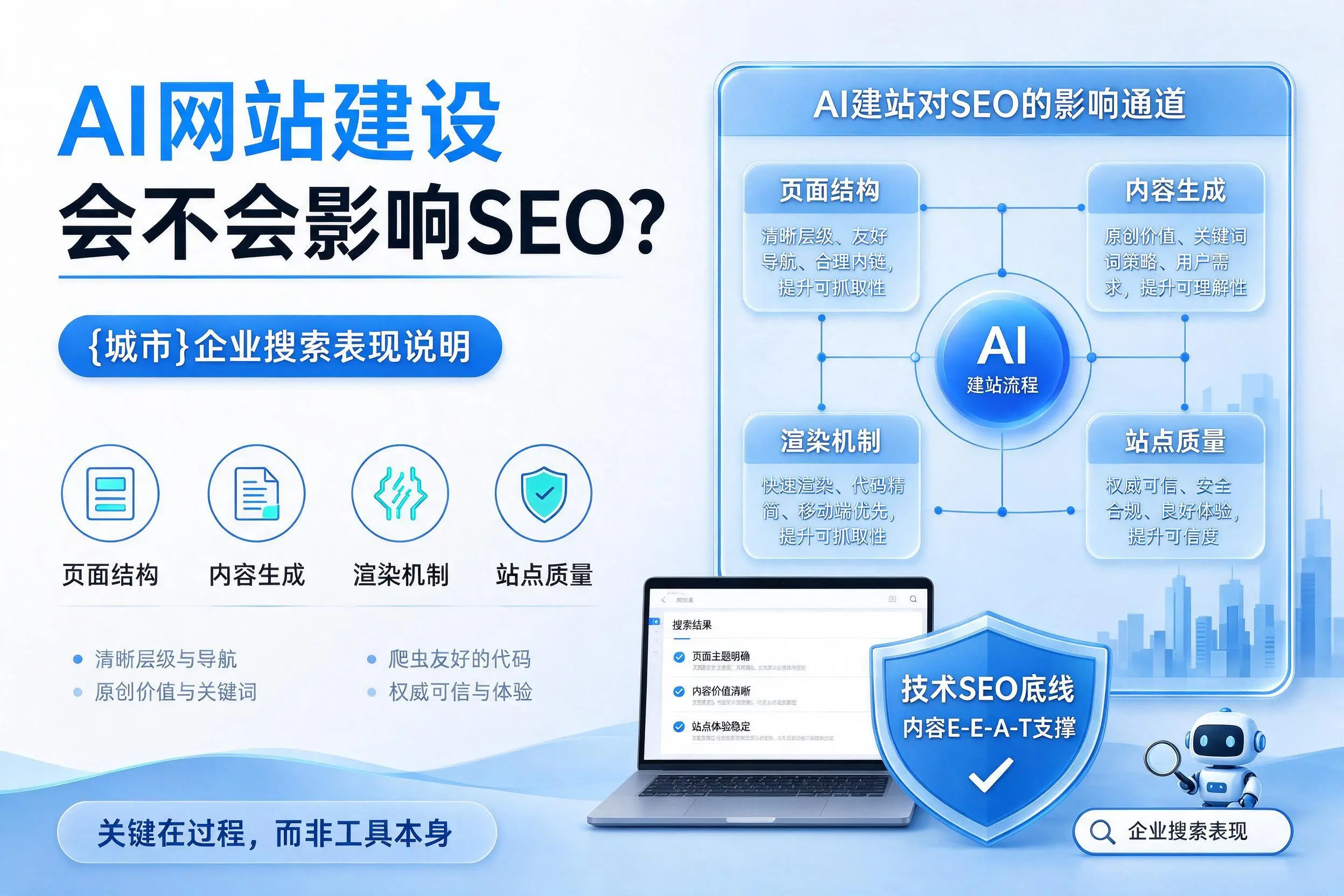 AI网站建设会不会影响SEO？辽宁企业搜索表现说明