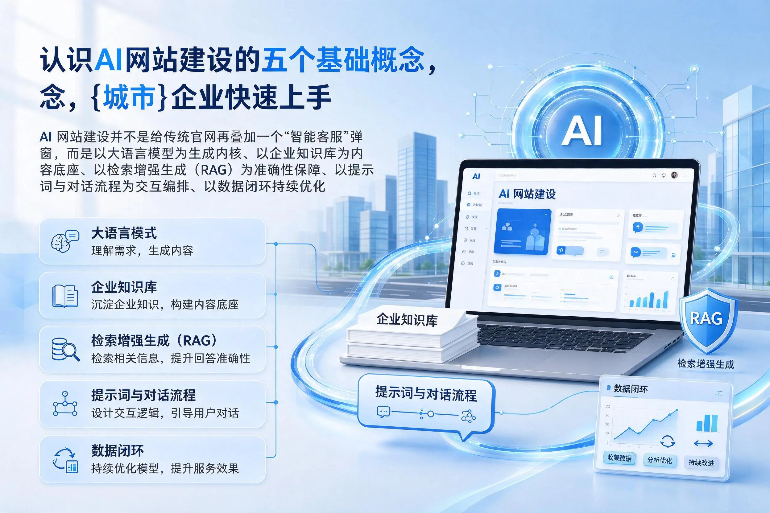 认识AI网站建设的五个基础概念，辽宁企业快速上手