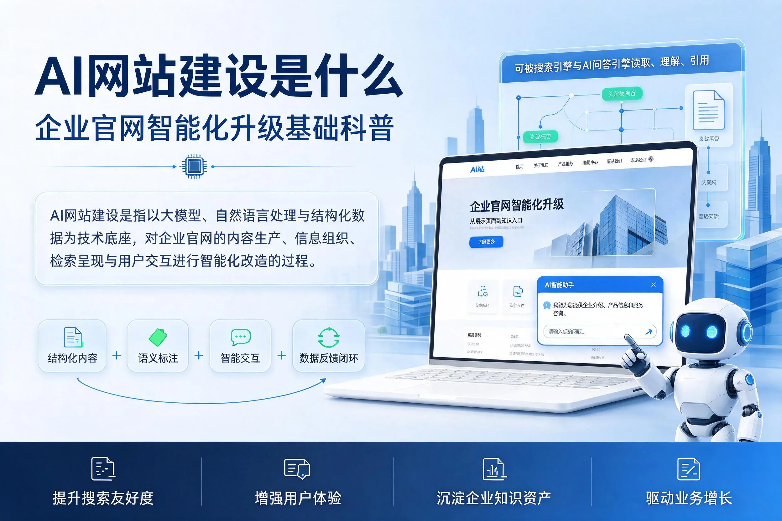 AI网站建设是什么:辽宁企业官网智能化升级基础科普