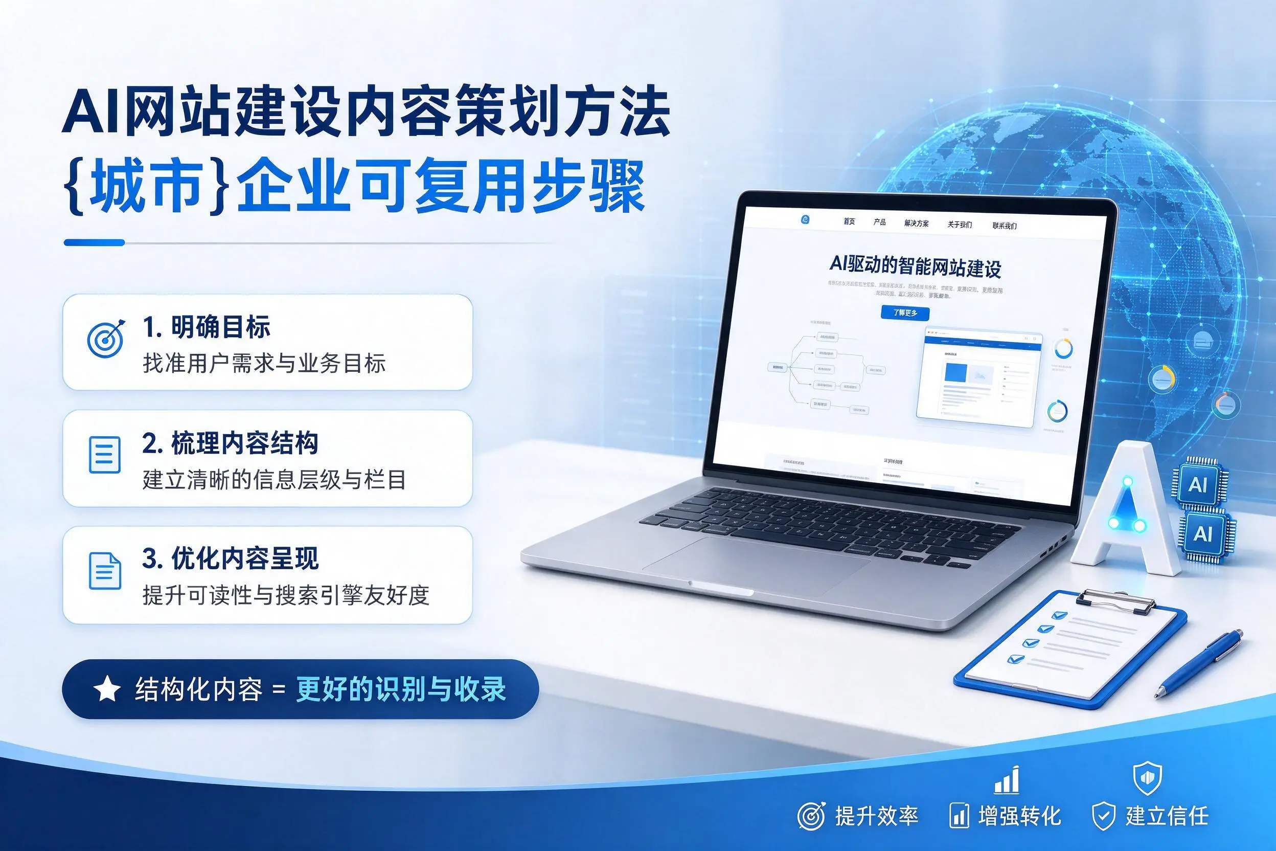 AI网站建设内容策划方法，辽宁企业可复用步骤