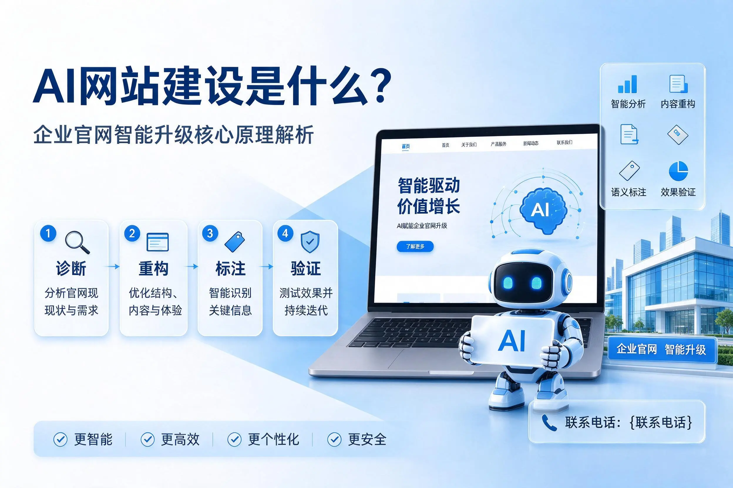 AI网站建设是什么？辽宁企业官网智能升级核心原理解析