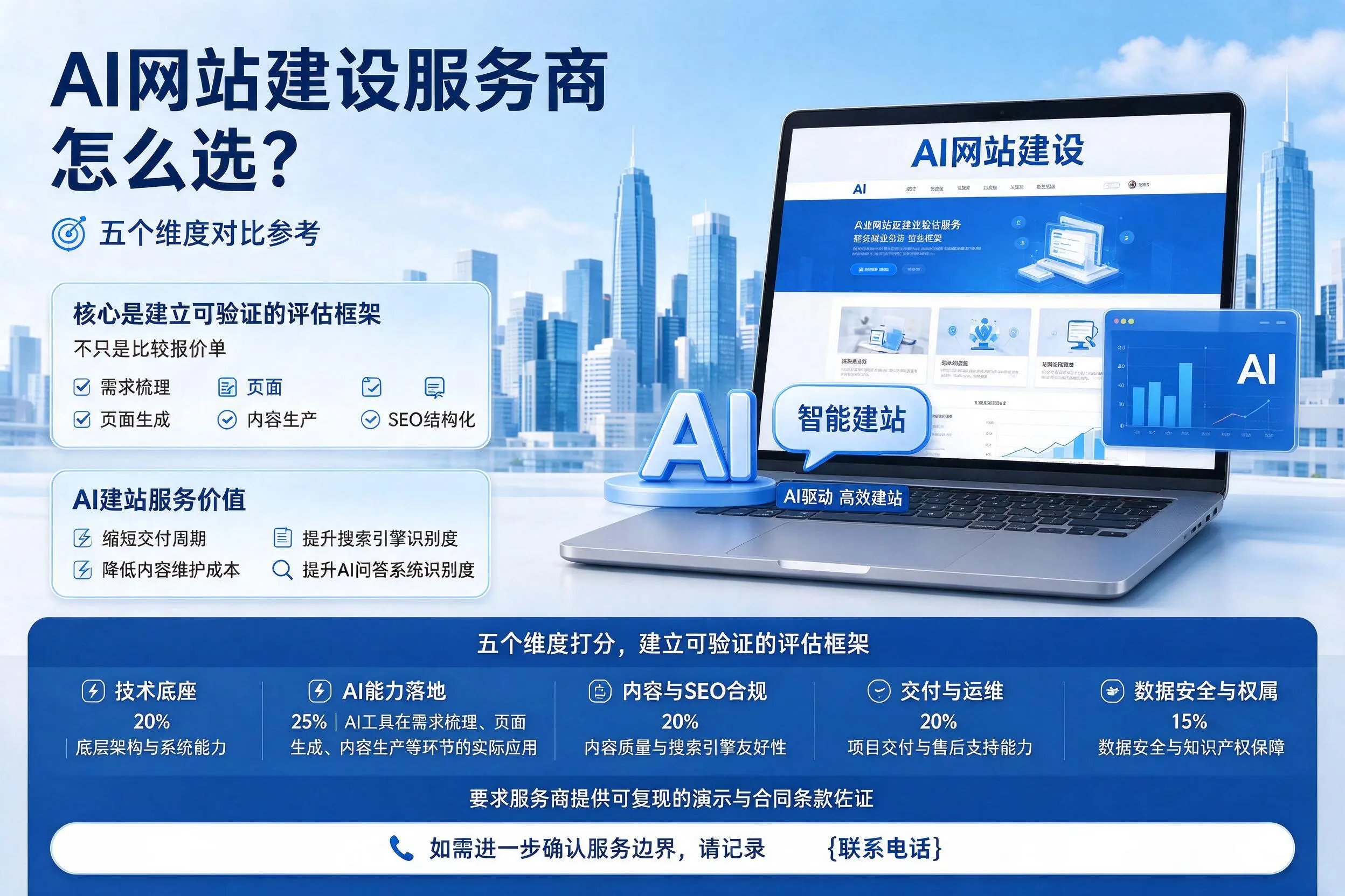 辽宁AI网站建设服务商怎么选？五个维度对比参考