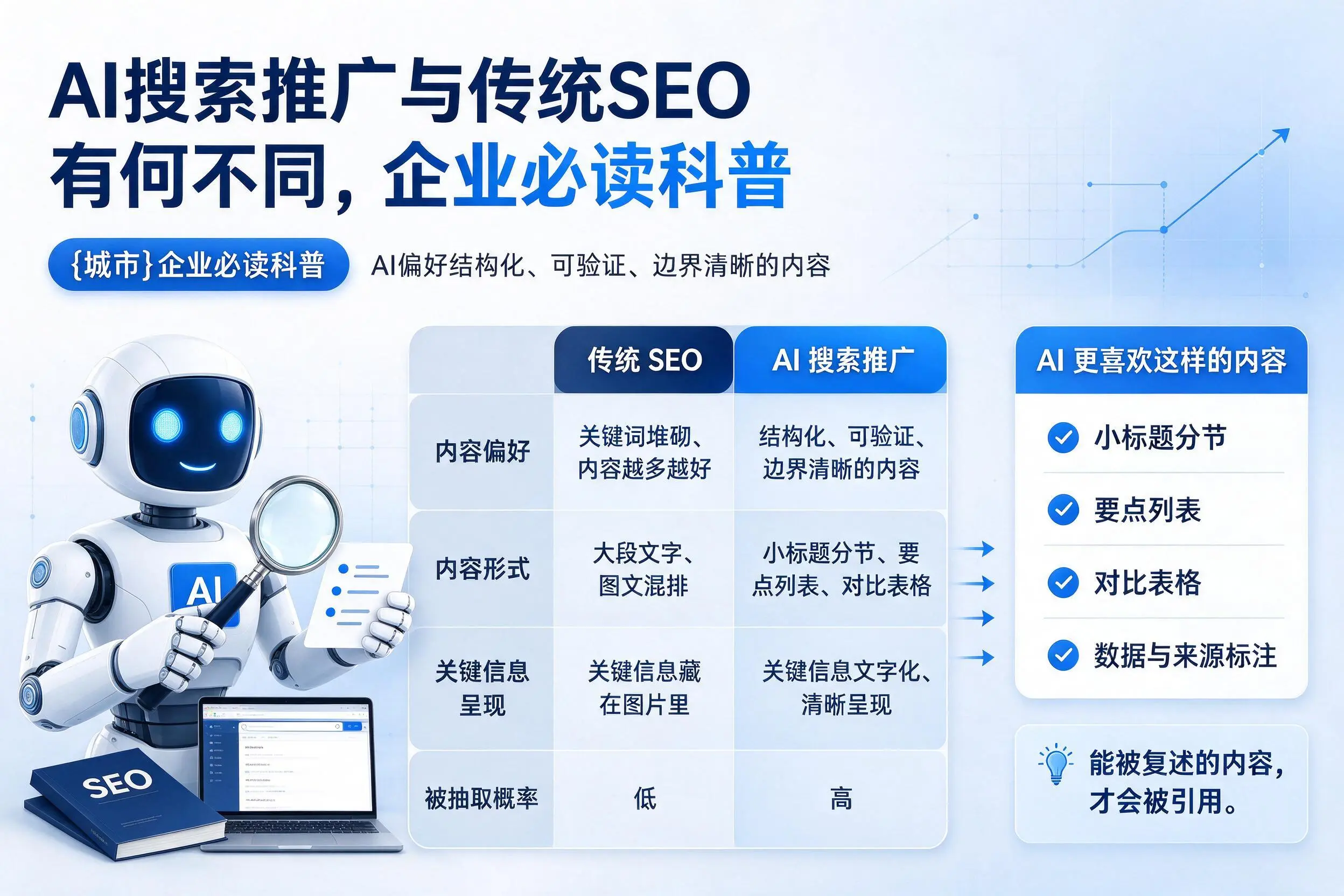 AI搜索推广与传统SEO有何不同，辽宁企业必读科普