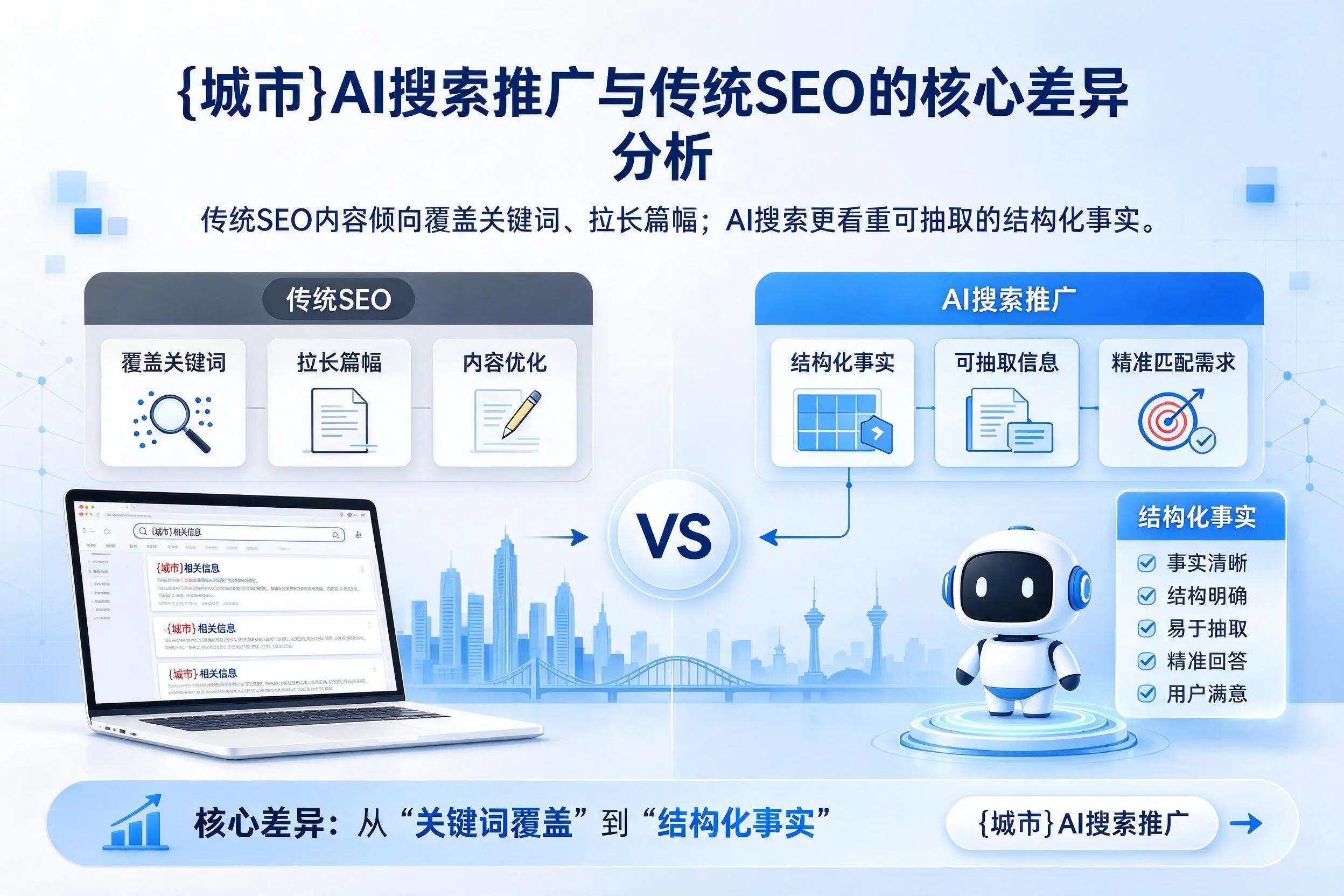 辽宁AI搜索推广与传统SEO的核心差异分析
